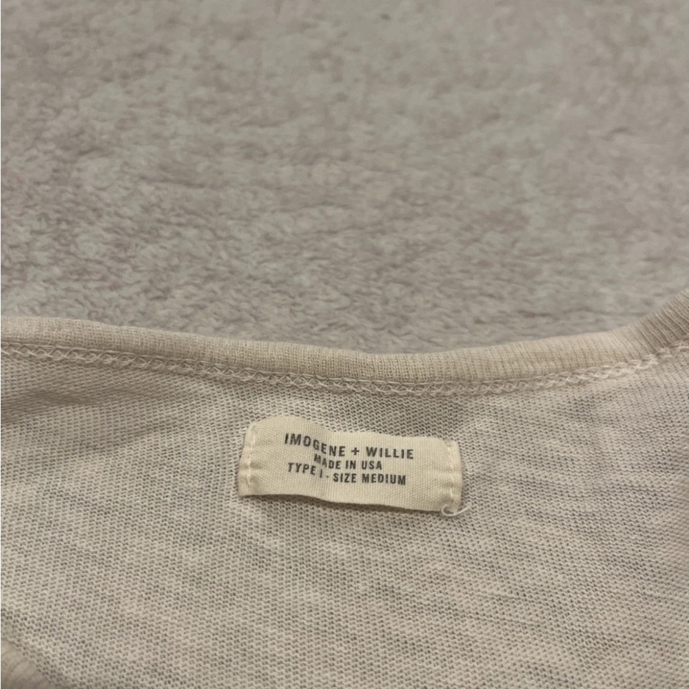 Imogene + Willie Soft Cream Tee - Picture 8 of 9